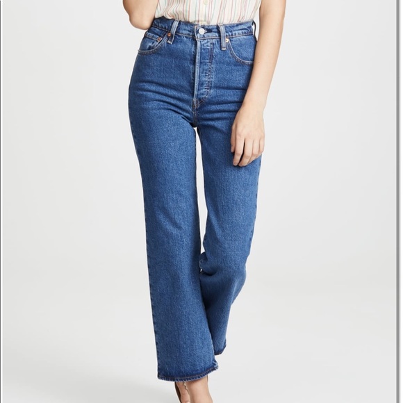 Levis Ribcage Straight Ankle Jean 